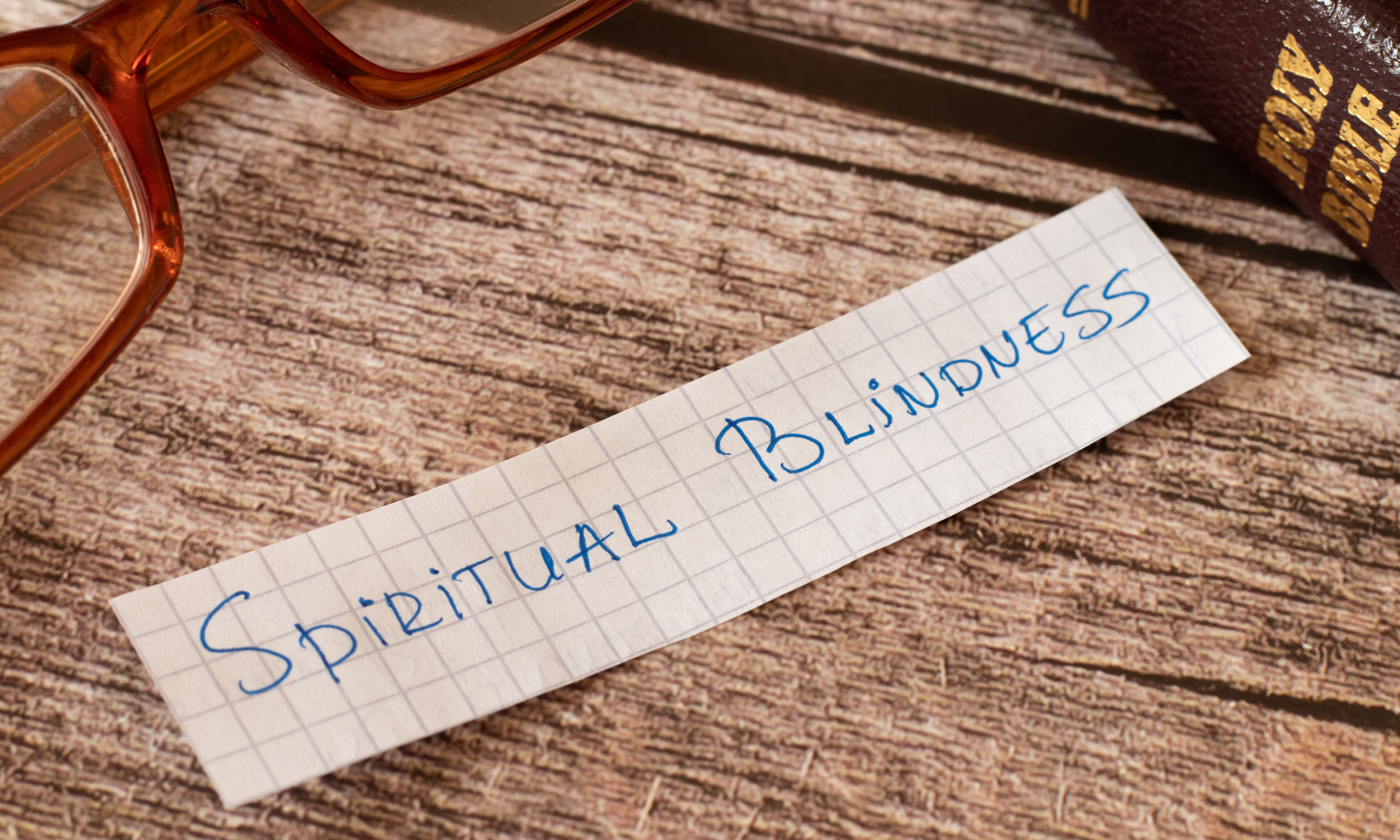 The Danger of Spiritual Blindness